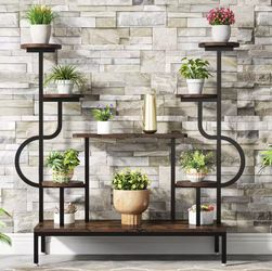 8-Tier Metal Plant Stand