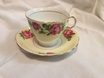Teacup and Saucer - Colclough bone chine - England