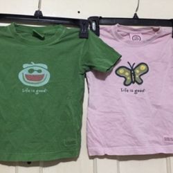 Life is good kids shirts/Xxs(2-4T)