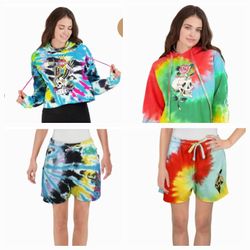 New Ed Hardy Hoodie And Shorts Sets Size XL  $40 Each 