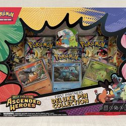 Pokemon Ascended Heroes First Partners Deluxe Pin Collection Mega Evolution