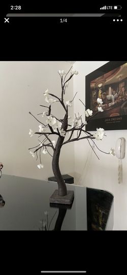 Beautiful fake plant white flowers home decor plants