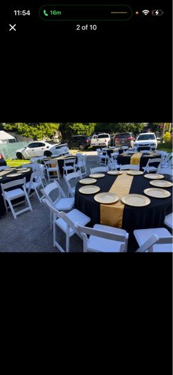 Chairs and tables r,e,n,t