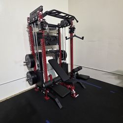 Vesta Pro Series 2in1 Squat Rack | Functional Trainer | 400lb Weight Stack | Commercial Grade | Gym Equipment | FREE DELIVERY🚚 🔴