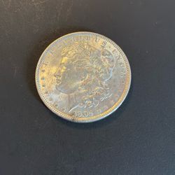1904 O Morgan Silver Dollar