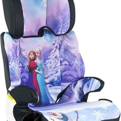 KidsEmbrace High Back Booster Car Seat, Disney Frozen Elsa and Anna