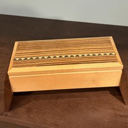 Maple & Walnut Jewelry Box