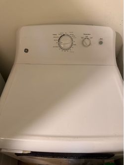 GE TOP LOAD WASH AND DRYER