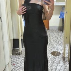 Strapless Black Dress