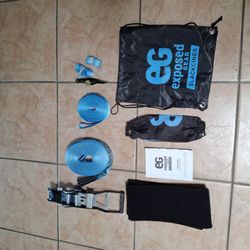 Like new Exposed Great (EG) slackline kit