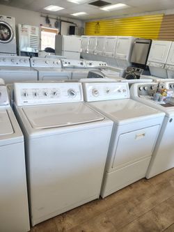 Kenmore top load washer gas dryer  heavy duty king capacity In Excellent Working Condition