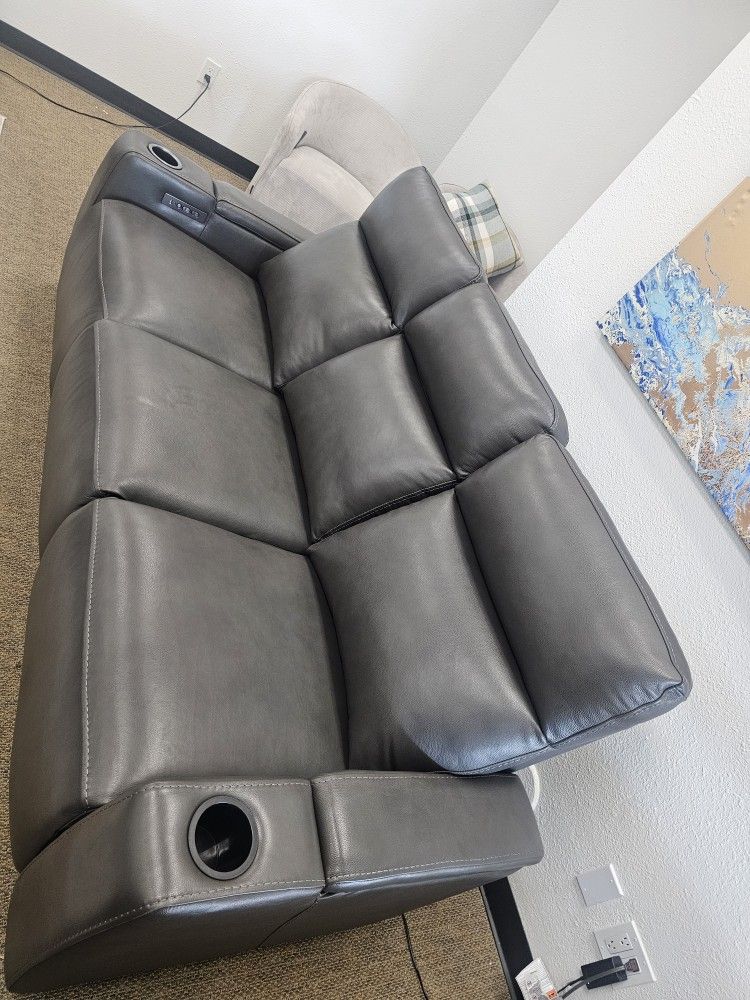 Greymel Leather Sofa