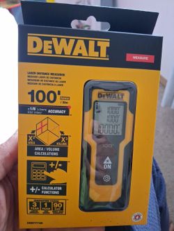 DeWalt 100' Laser Distance Measurer
