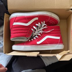 Red High Top Vans