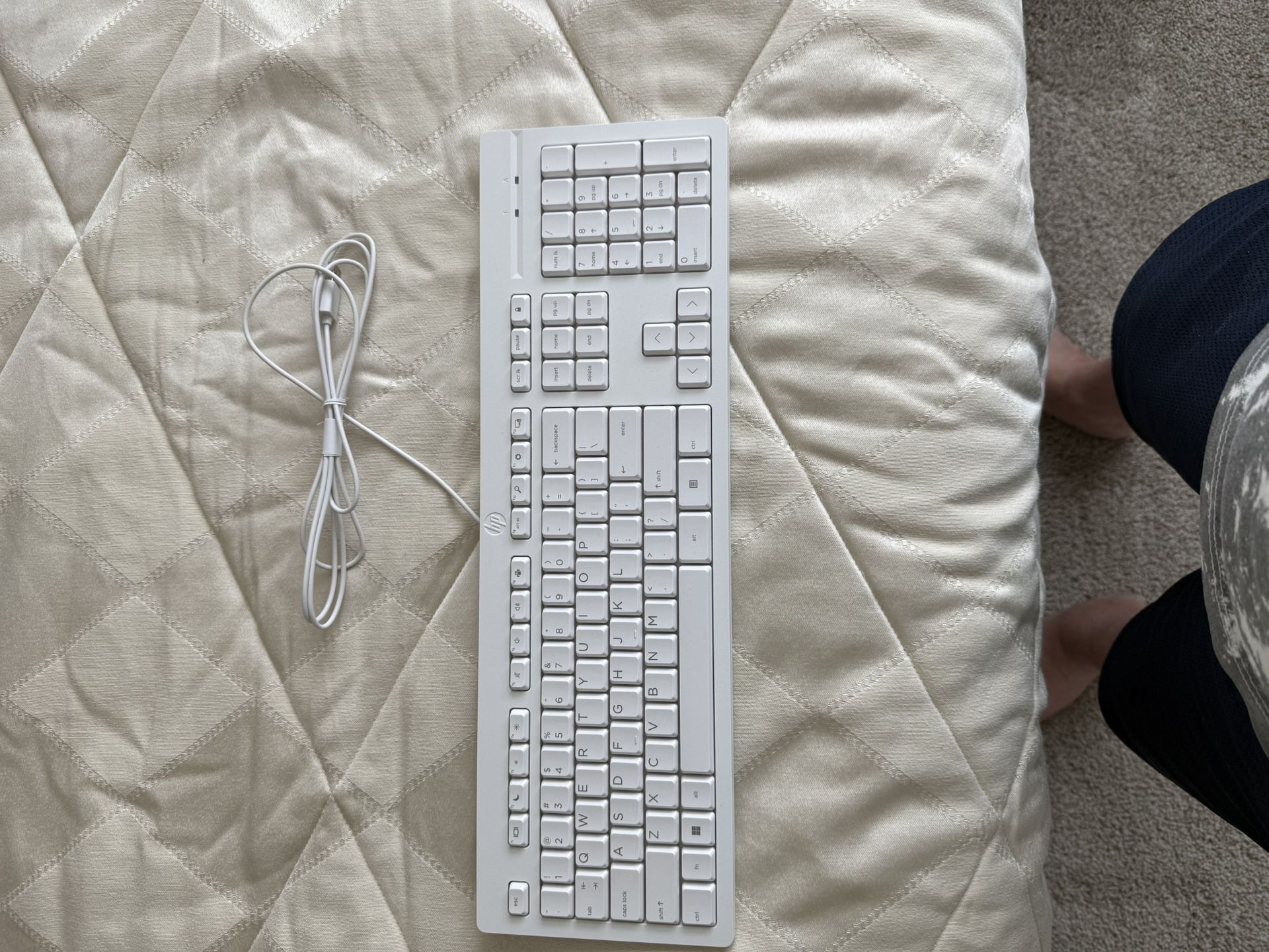 Hp Wired Keyboard and mouse.