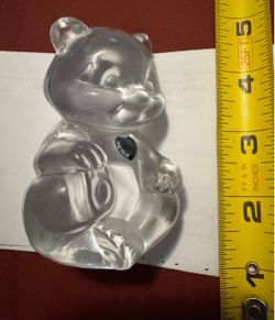 $25 Fenton glass birthstone bear!