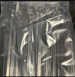 14” Heavy Duty Black Cable Tie— 100 Pcs.