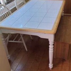 Table And 3 Chairs 