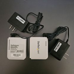 Lot of 2 StarTech USB Wireless N Network Print Servers PM1115UW