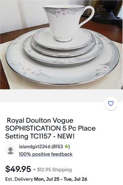 English porcelain China.  