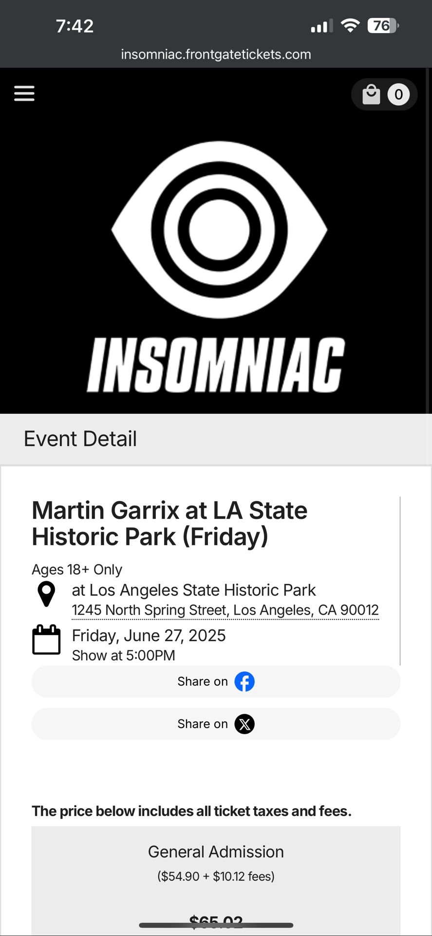 Martin Garrix Friday night