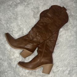 Knee High Cowboy Boots 