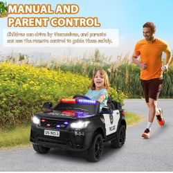NEW RIDE ON CAR POLICE 12 VOLT 