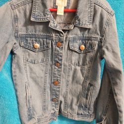 Girls Jean Jacket, Size 7/8, From Forever 21