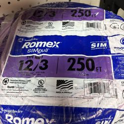 New Romex Wire 12/3