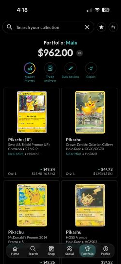 Pokemon ( Pikachu ) collection