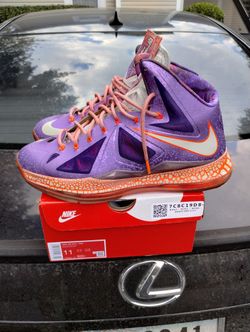$180 Local Pickup LeBron 10 Area 72 Galaxy Extraterrestrial Size 12 No Box Worn Twice Excellent Condition No Trades Price Is Firm