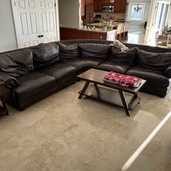 Leather Sectional