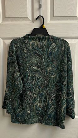 Brand new Ladies paisley print high neck top size L