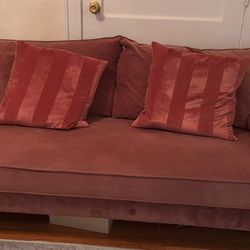 Revive Performance velvet Mauve Sofa