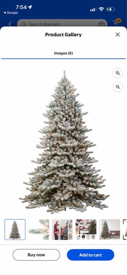 9 foot Kenwood Frasier fair block pre-lit Christmas tree