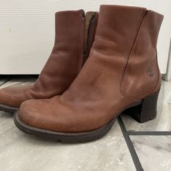Ladies Leather Timberland Boots 6M 