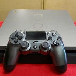 Sony PS4 Slim 1TB Days Of Play Limited Edition Video Game System with Controller & Plugs - Playstation 4 - Working