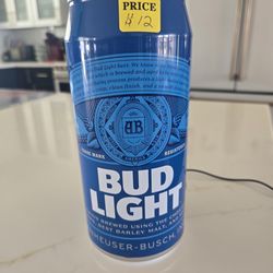 Bud Light beer can speaker