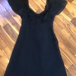 Y2k Juniors Black Dress Size 5 (Great Condition)