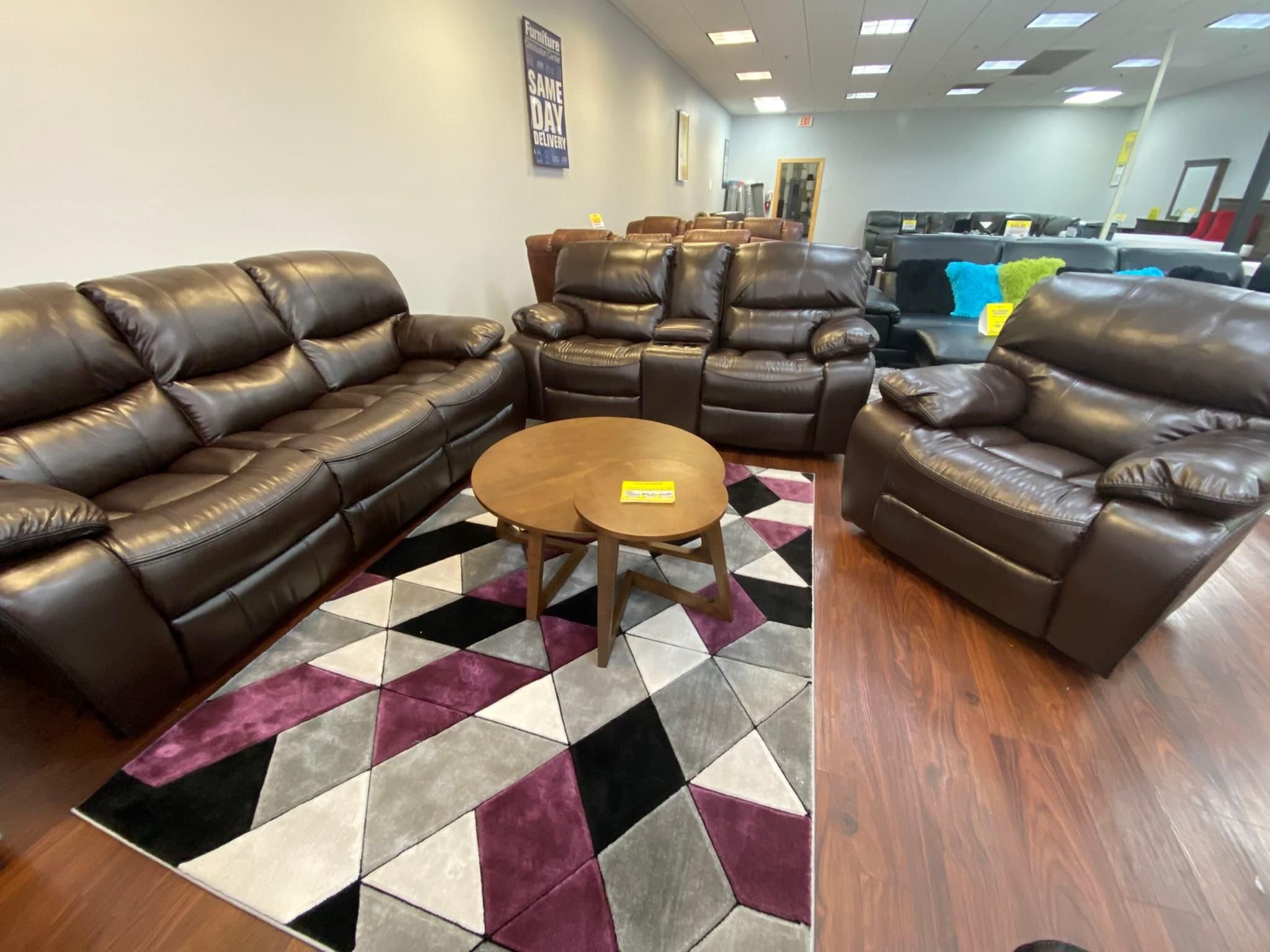 Madrid Two Piece Sofa Left Seat Reclined Living Room $1099