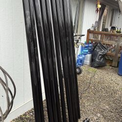 2 3/8 X 8’ Black 16g Post