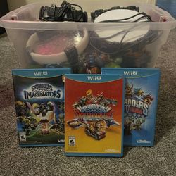 Skylanders Toy Lot 50 Plus Figures + Wii U Game