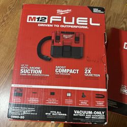 New Milwaukee Vacuum 