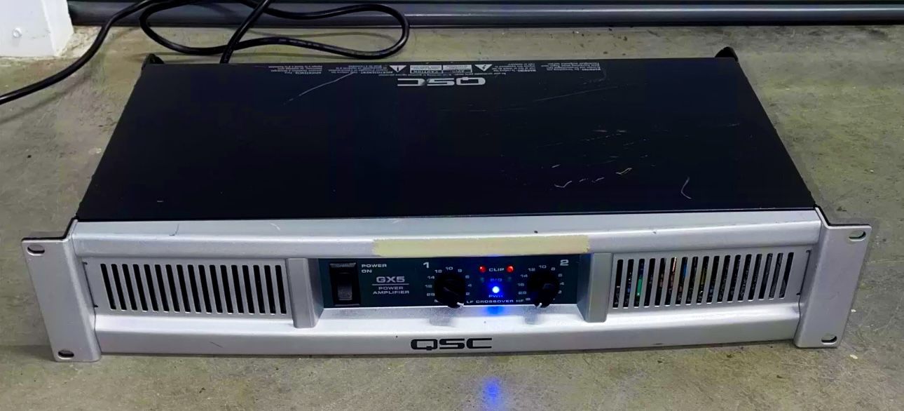 QSC GX5 POWER AMPLIFIER