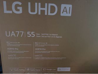 Lg 55 inch tv new in box