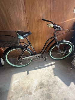 26” Cruiser Bike Speed with Rear Basket