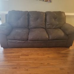 Leather Sofa $25