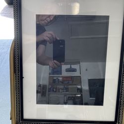 Glassed Black Trimmed Frame 