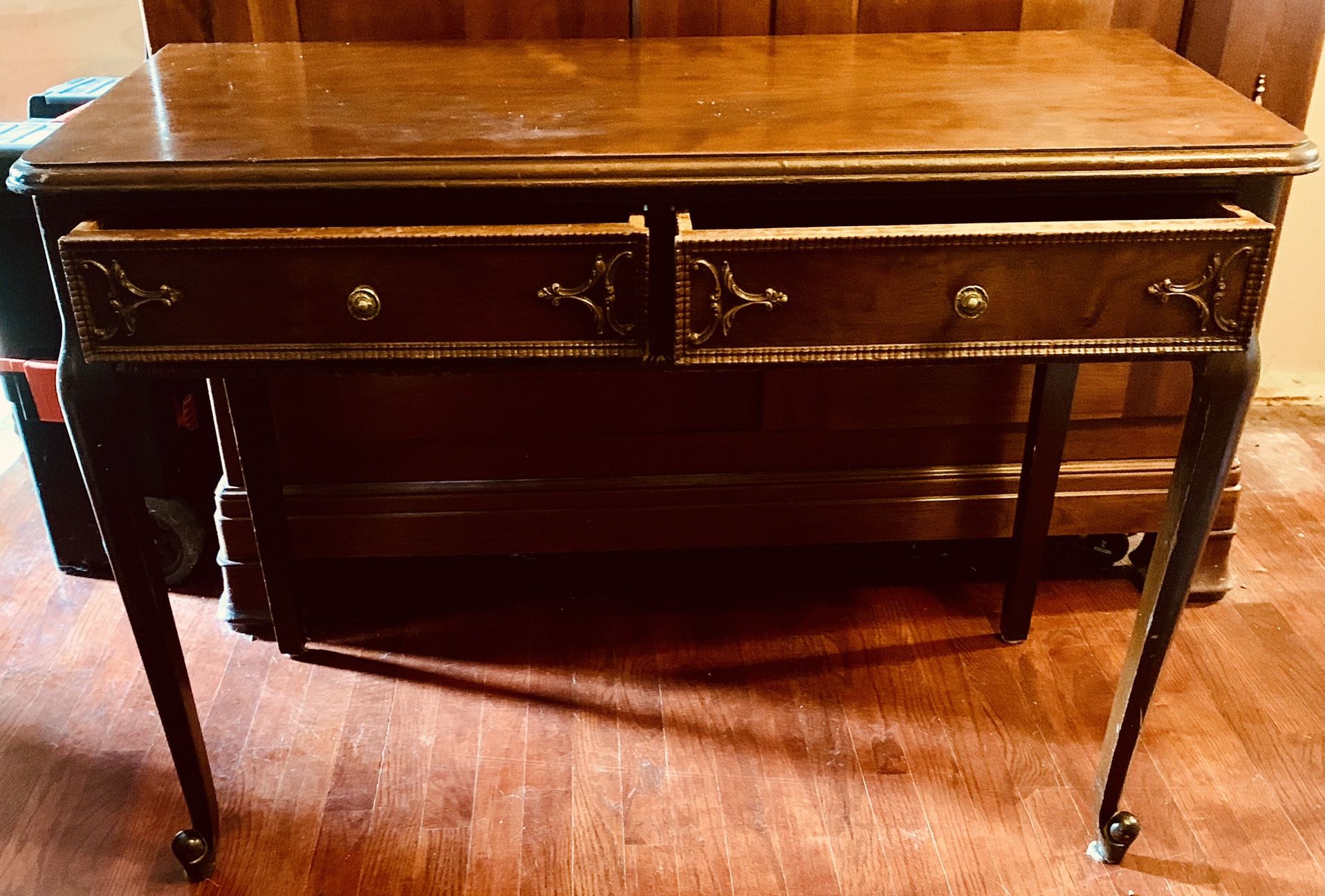 Antique Writing Desktop Is 42x20 1/2  30” Tall