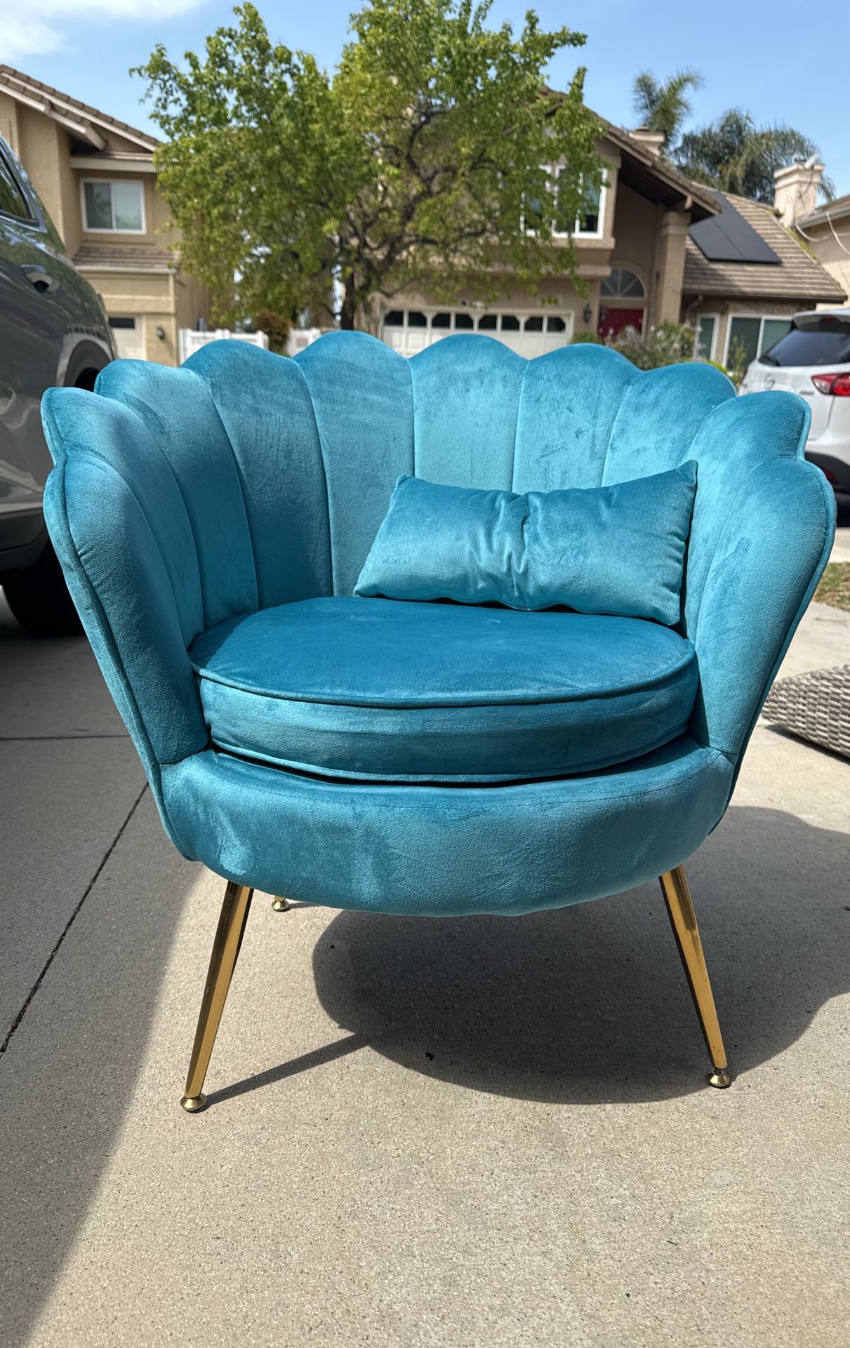 Turquoise Accent Chair